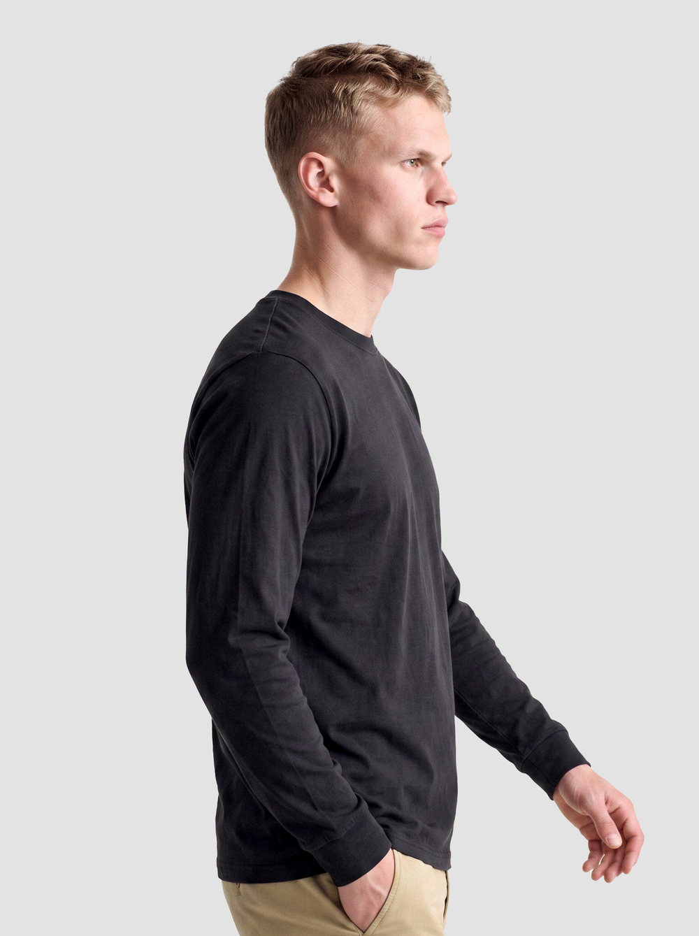Comfort Colors Unisex Garment-Dyed Heavyweight Long Sleeve T-Shirt - 6014 — view 3