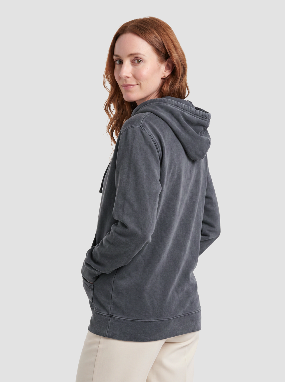 Midweight Pigment PRM4500 - Dyed Hooded Sweatshirt thumbnail 2