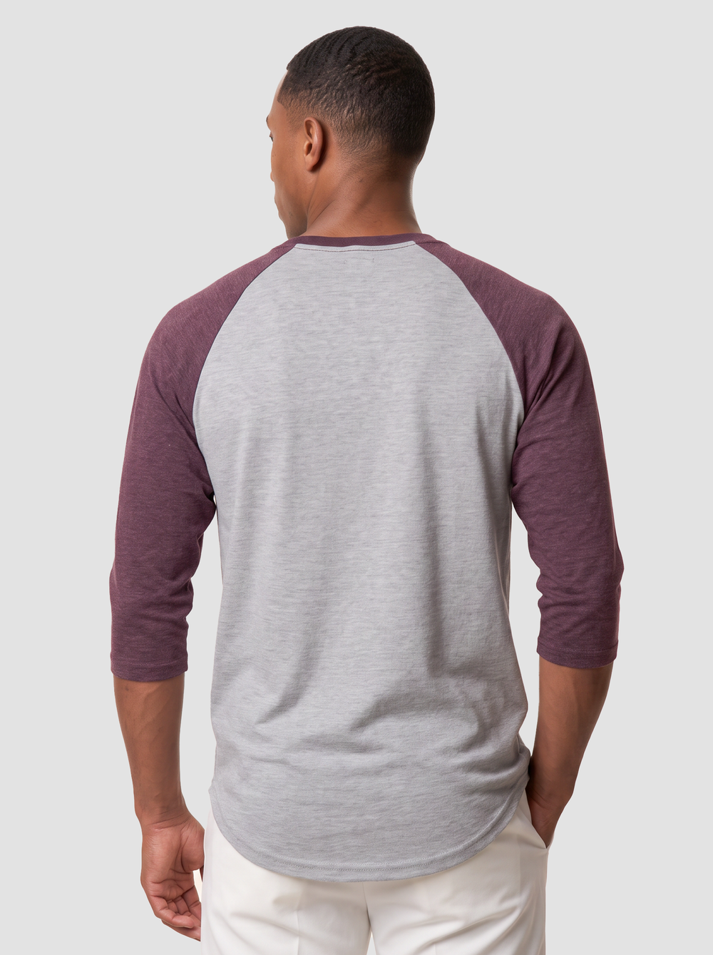 Unisex Fine Jersey Raglan T-Shirt - (Tultex 245) thumbnail 3