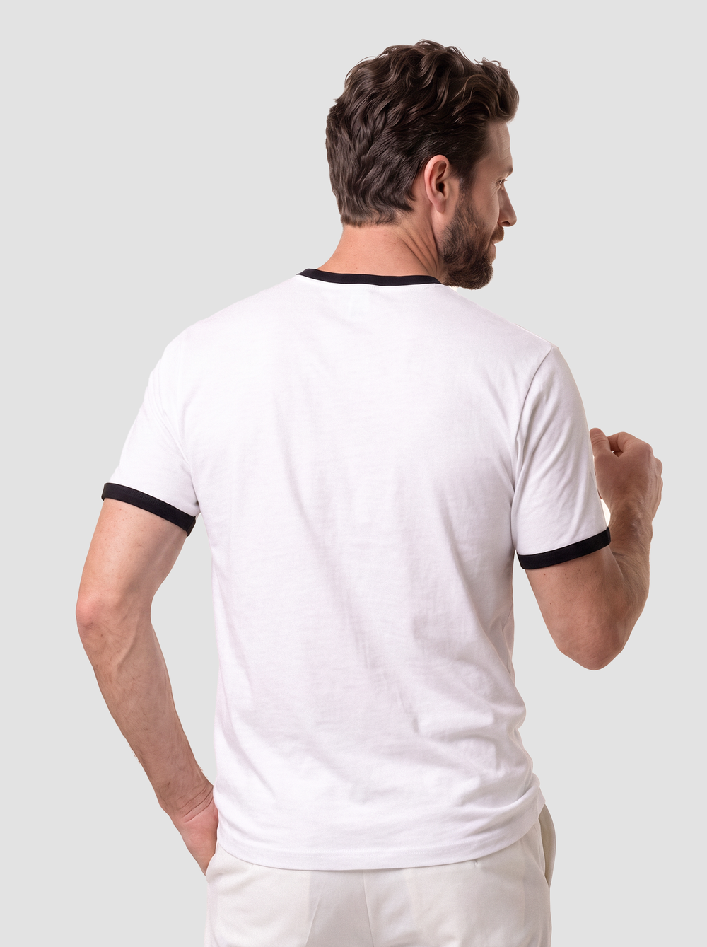 Next Level Unisex Cotton Ringer T-Shirt - 3604 thumbnail 4