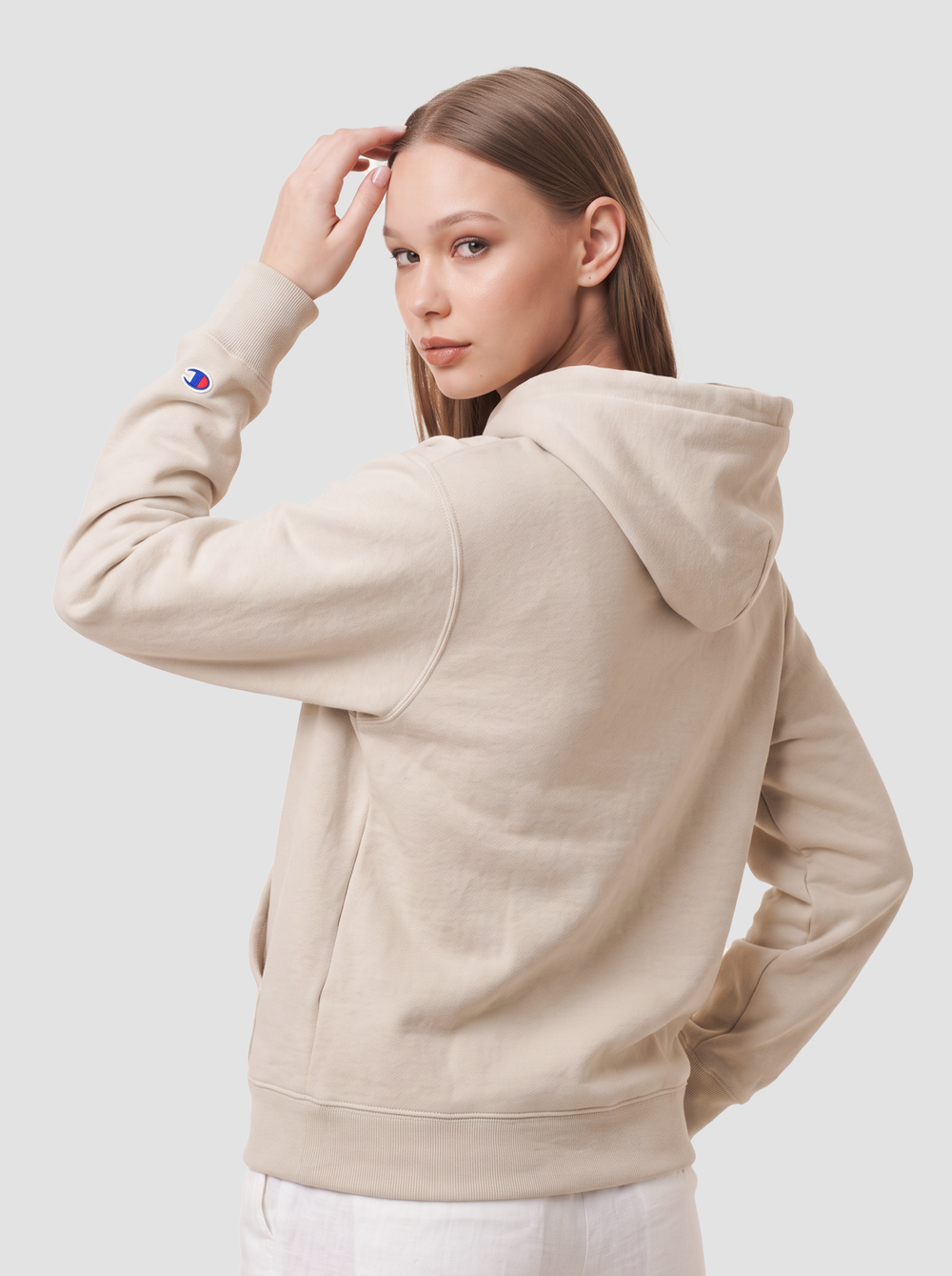 Unisex Powerblend® Hooded Sweatshirt - (Champion S700) thumbnail 4
