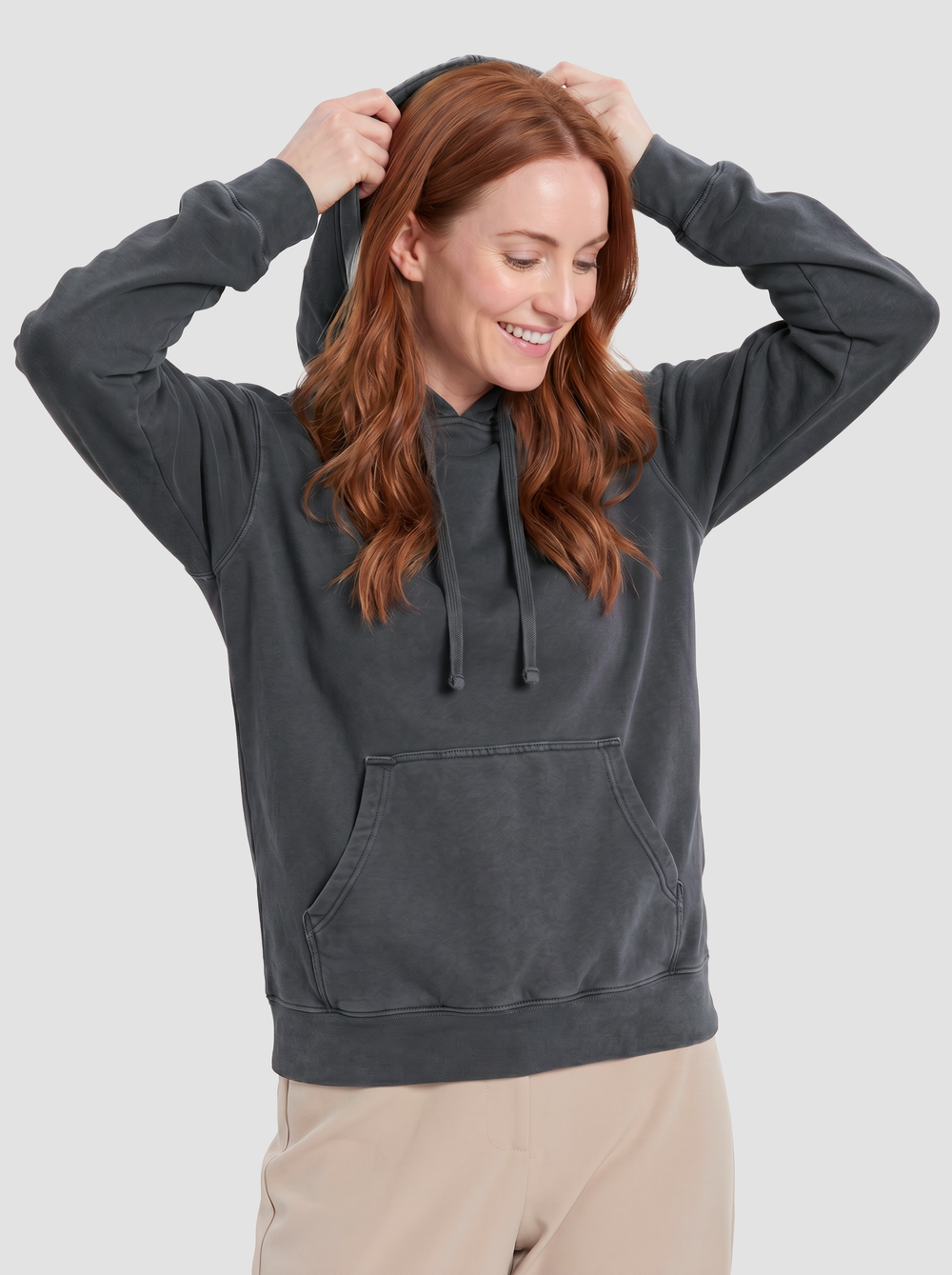 Midweight Pigment PRM4500 - Dyed Hooded Sweatshirt
