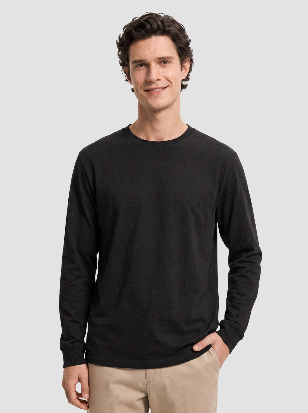 Unisex Garment-Dyed Long Sleeve T-Shirt - (ComfortWash by Hanes GDH200)