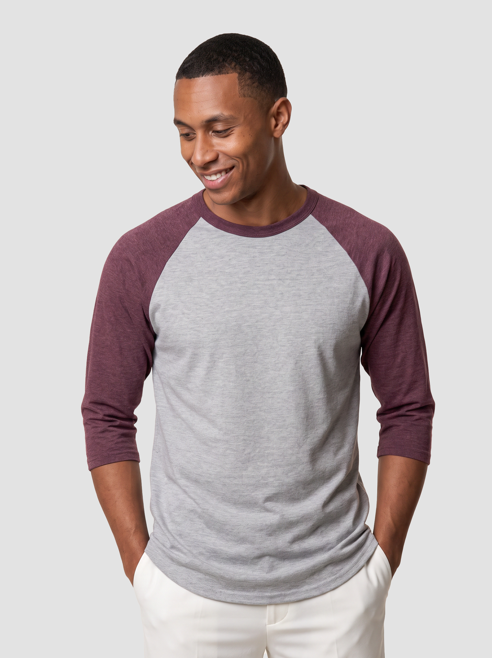 Unisex Fine Jersey Raglan T-Shirt - (Tultex 245)
