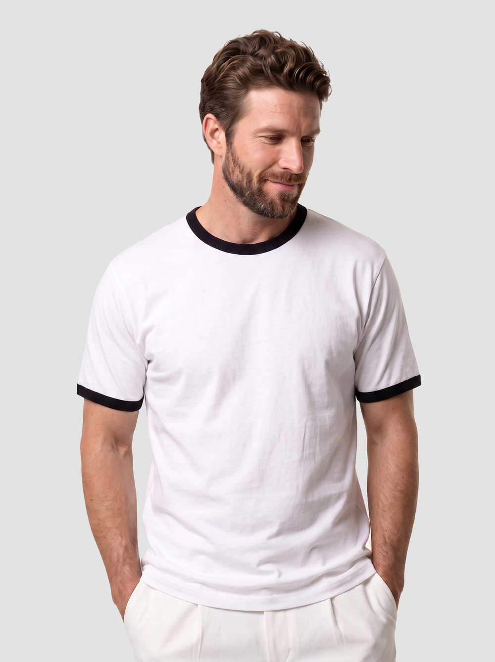 Next Level Unisex Cotton Ringer T-Shirt - 3604