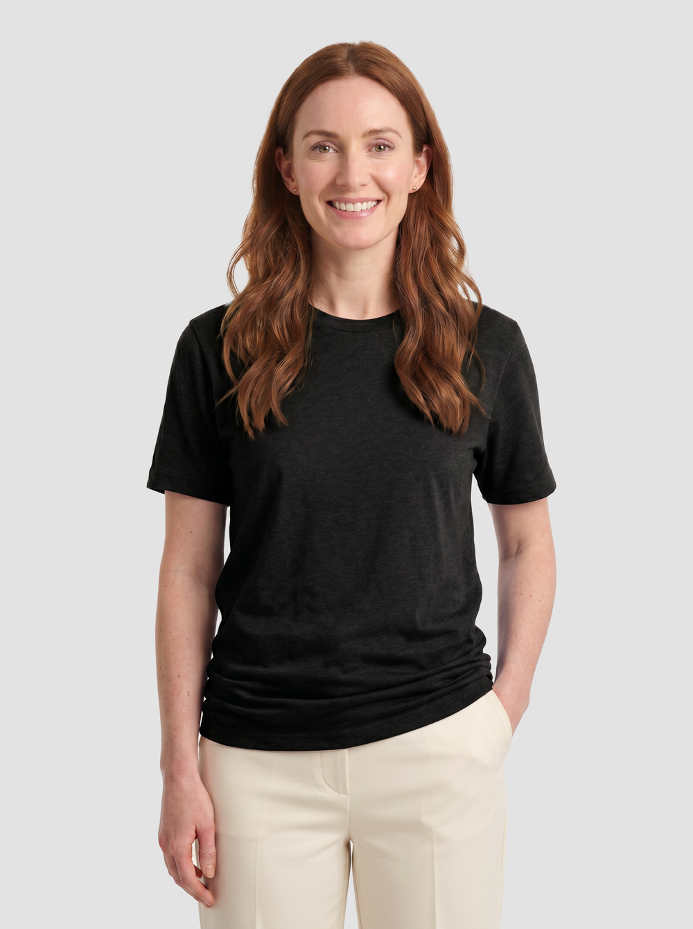 BELLA + CANVAS 3001 CVC - Heathered Jersey Tee