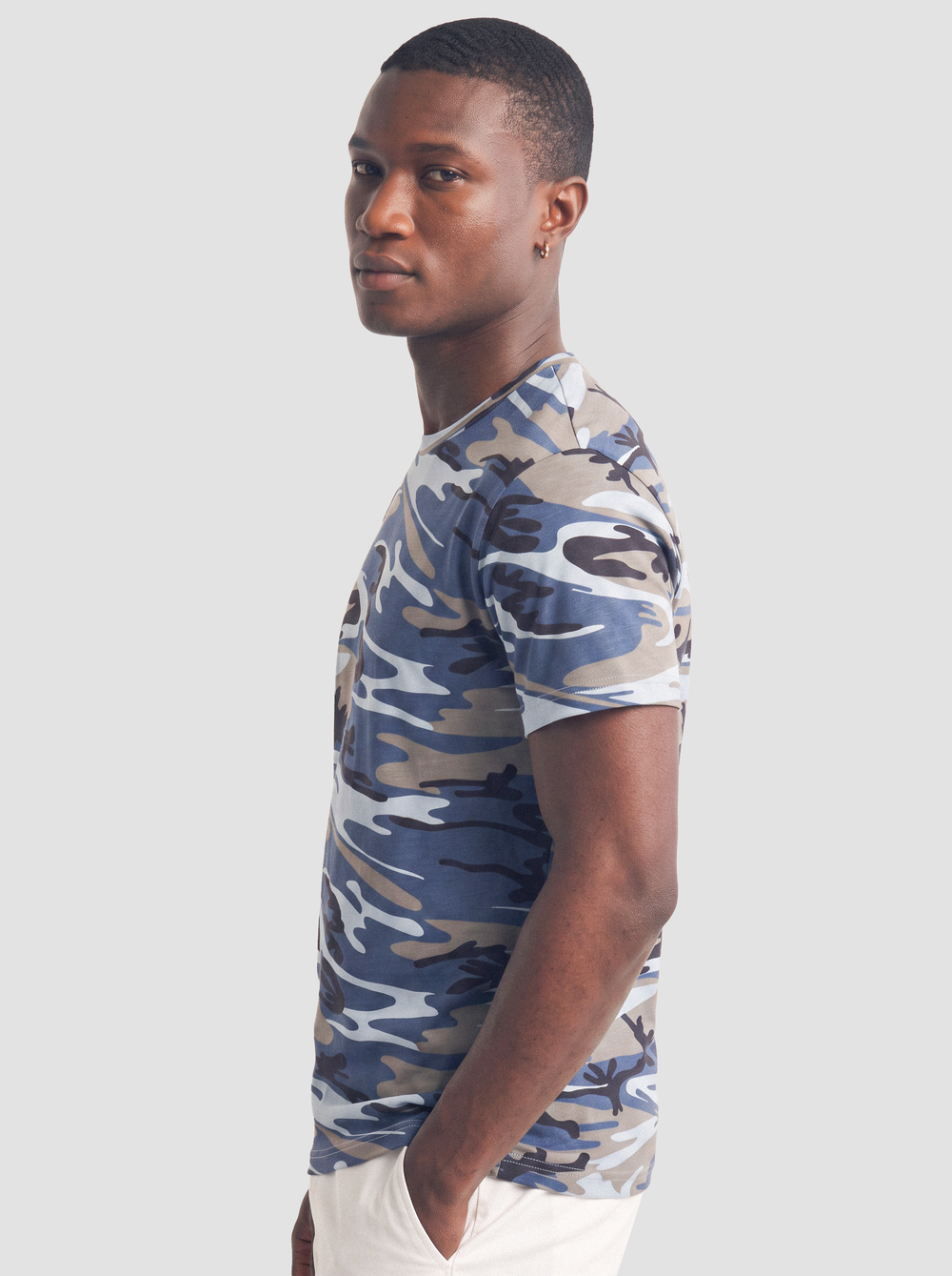 Adult Camo Tee - 3907 — view 3