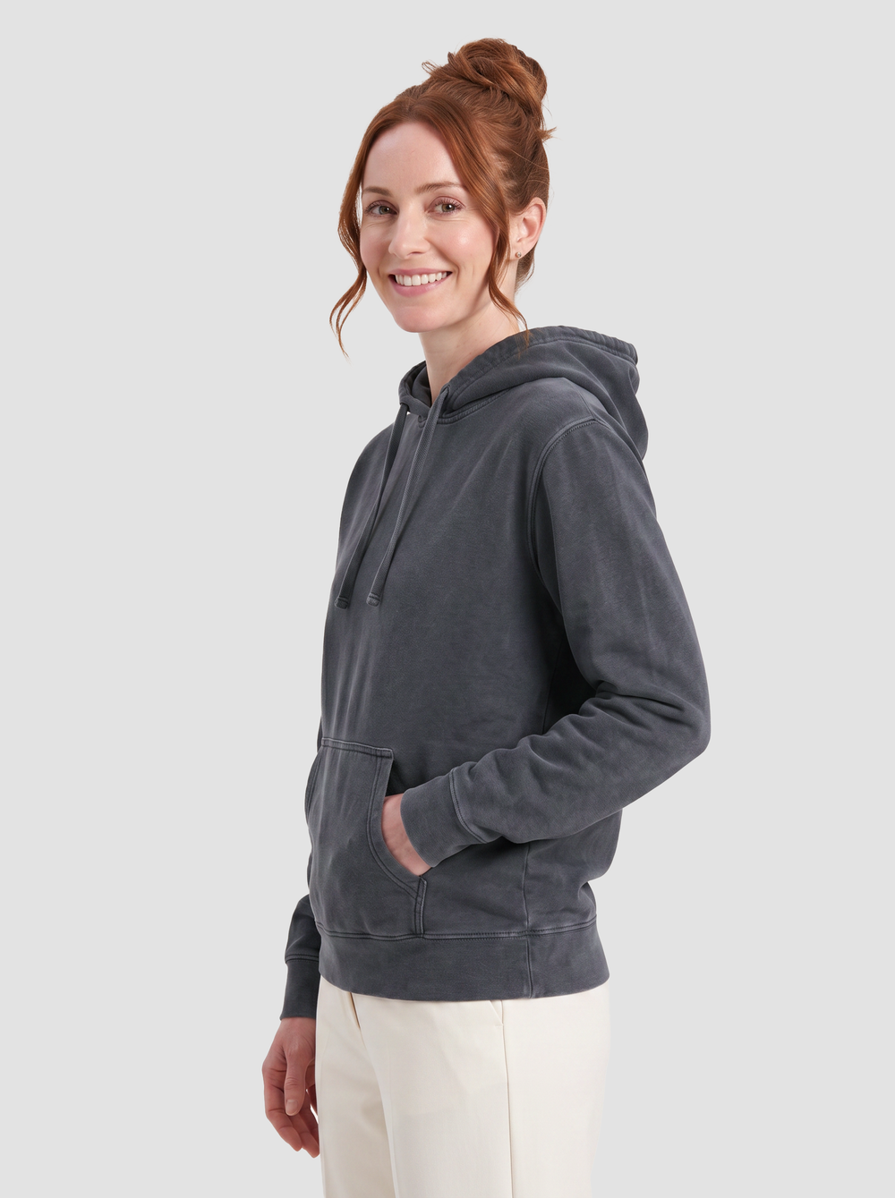 Midweight Pigment PRM4500 - Dyed Hooded Sweatshirt thumbnail 3