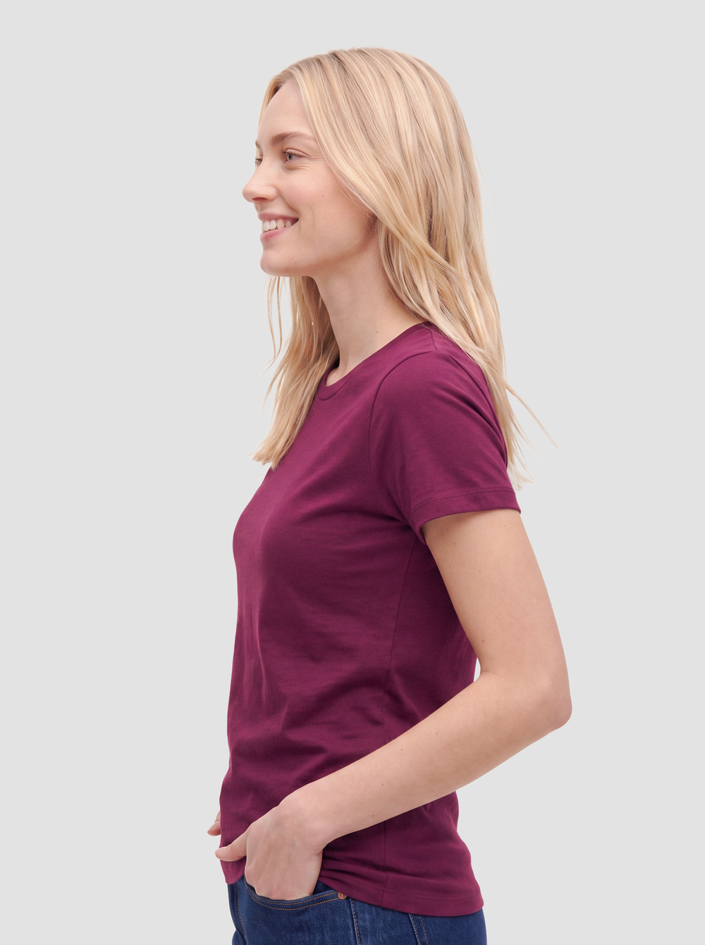 Next Level Ladies Ringspun Crew - 3900 thumbnail 3