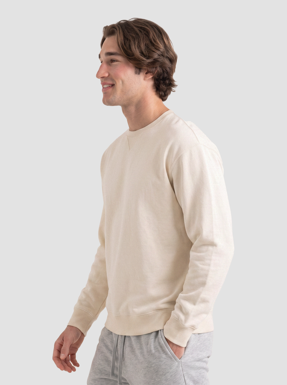 ComfortWash by Hanes Unisex Garment-Dyed Crewneck Sweatshirt - GDH400 thumbnail 3