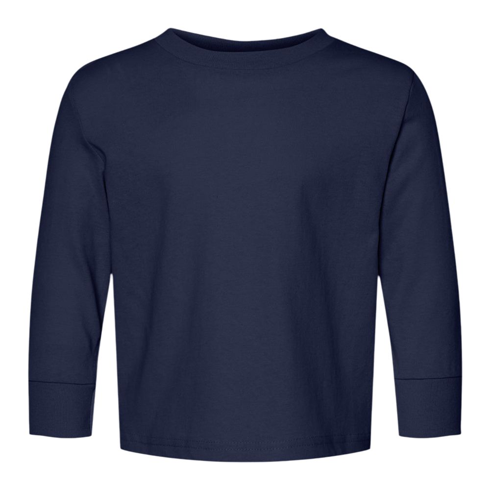 Rabbit Skins Toddler Long Sleeve Cotton Jersey Tee (Rabbit Skins 3311)