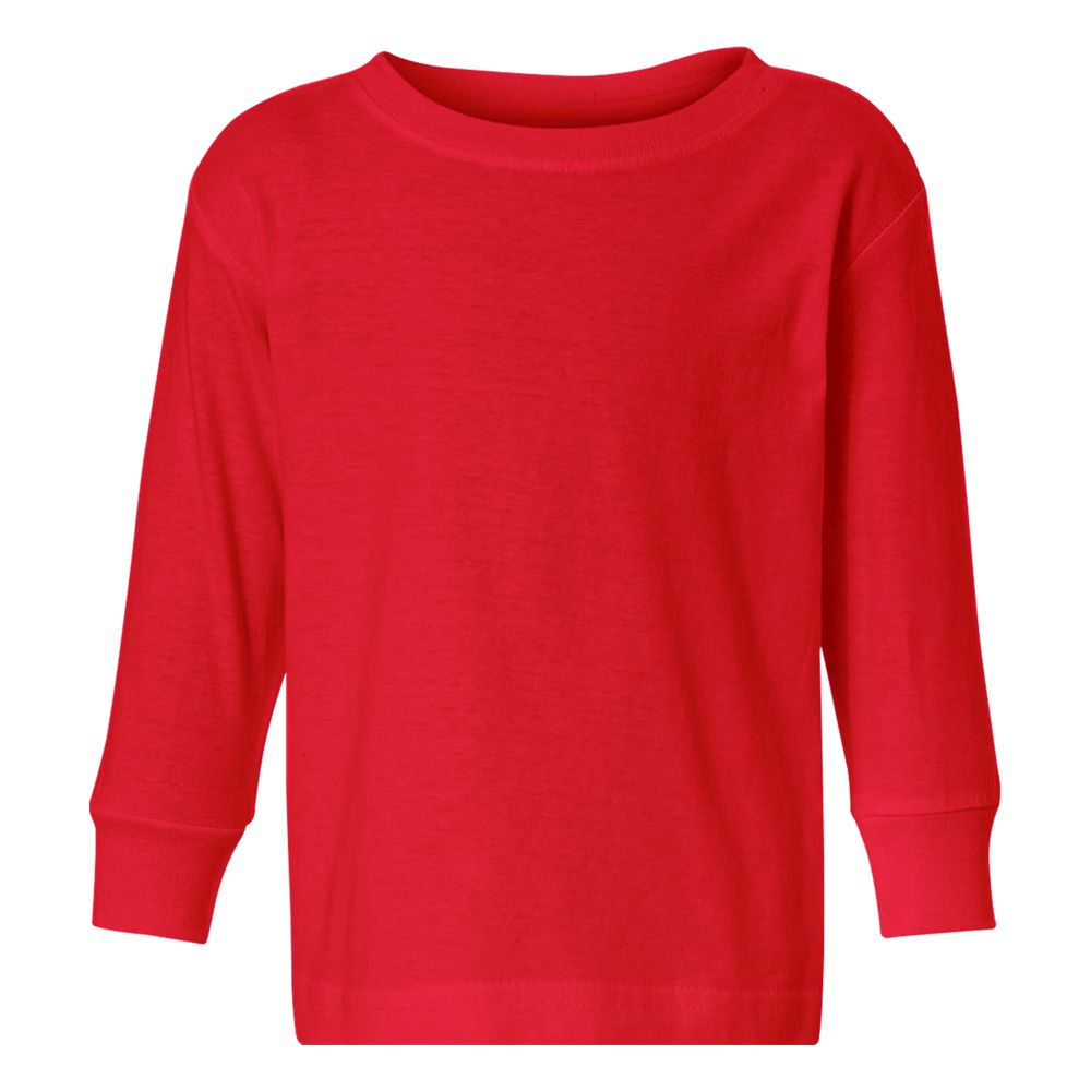 Rabbit Skins Toddler Fine Jersey Long Sleeve Tee - 3302