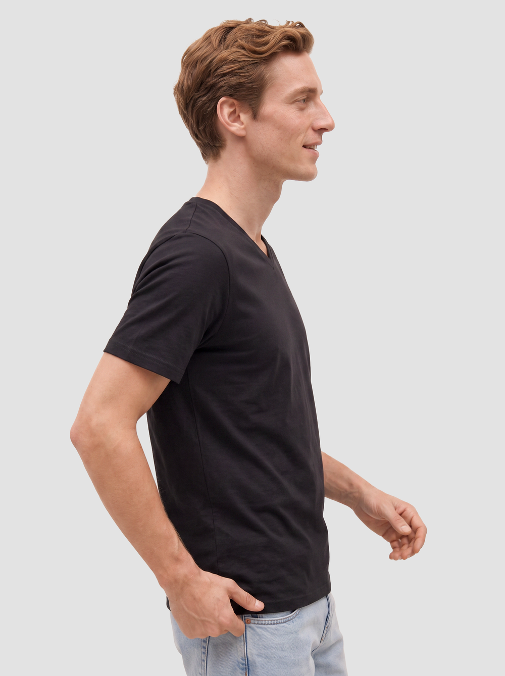 BELLA + CANVAS Unisex Jersey V-Neck Tee - 3005 thumbnail 3
