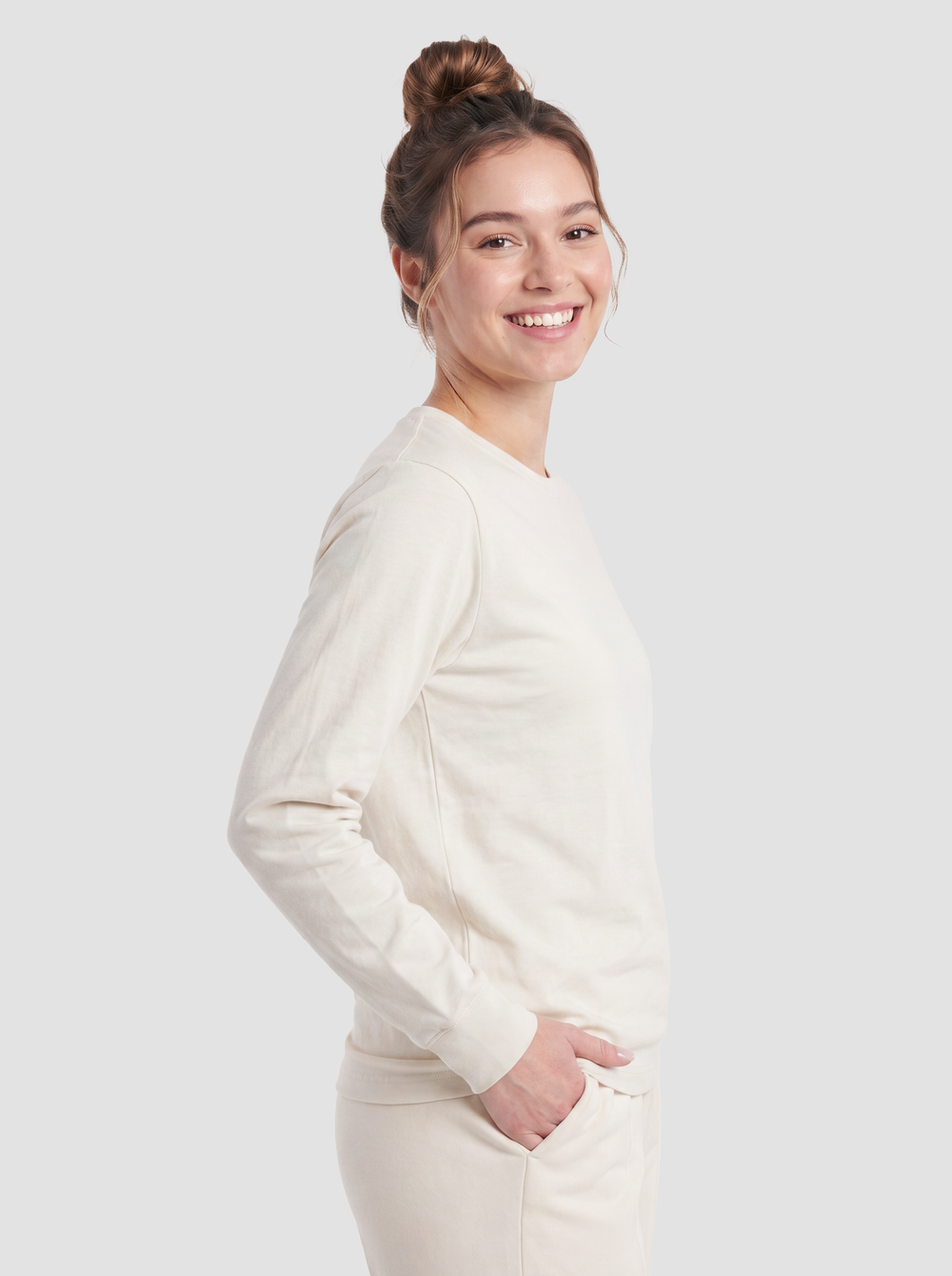 BELLA + CANVAS 3501 - Jersey Long Sleeve Tee — view 3