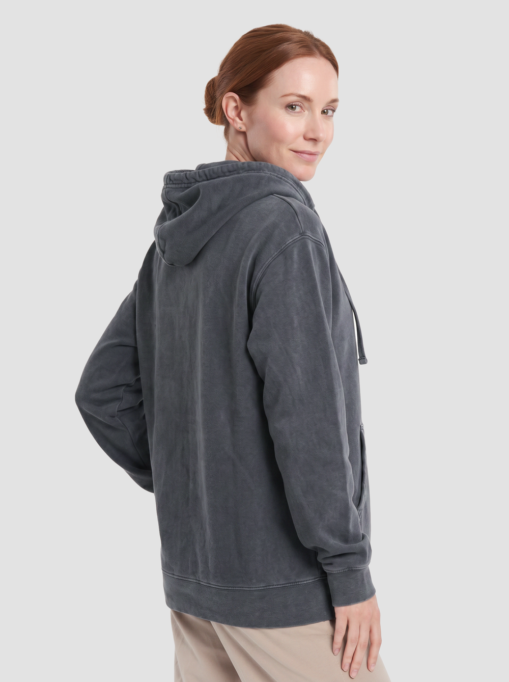 Midweight Pigment PRM4500 - Dyed Hooded Sweatshirt thumbnail 4