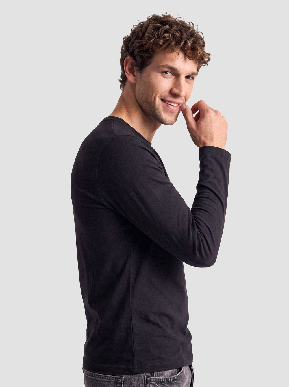 Next Level Men's Triblend Long Sleeve T-Shirt - 6071 thumbnail 2