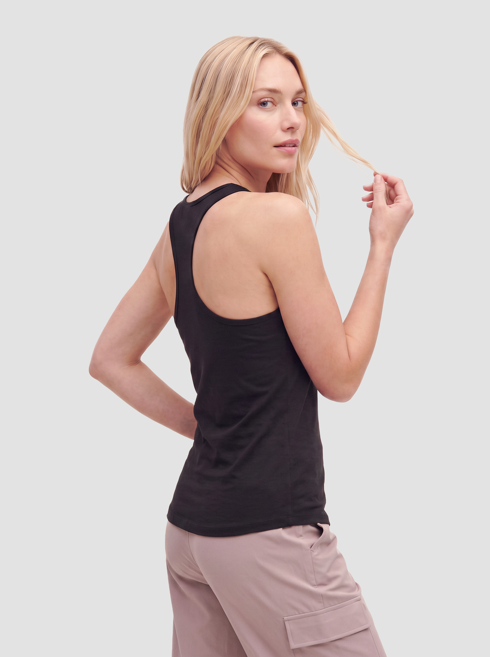 Women's Jersey Racerback Tank - 6008 thumbnail 2