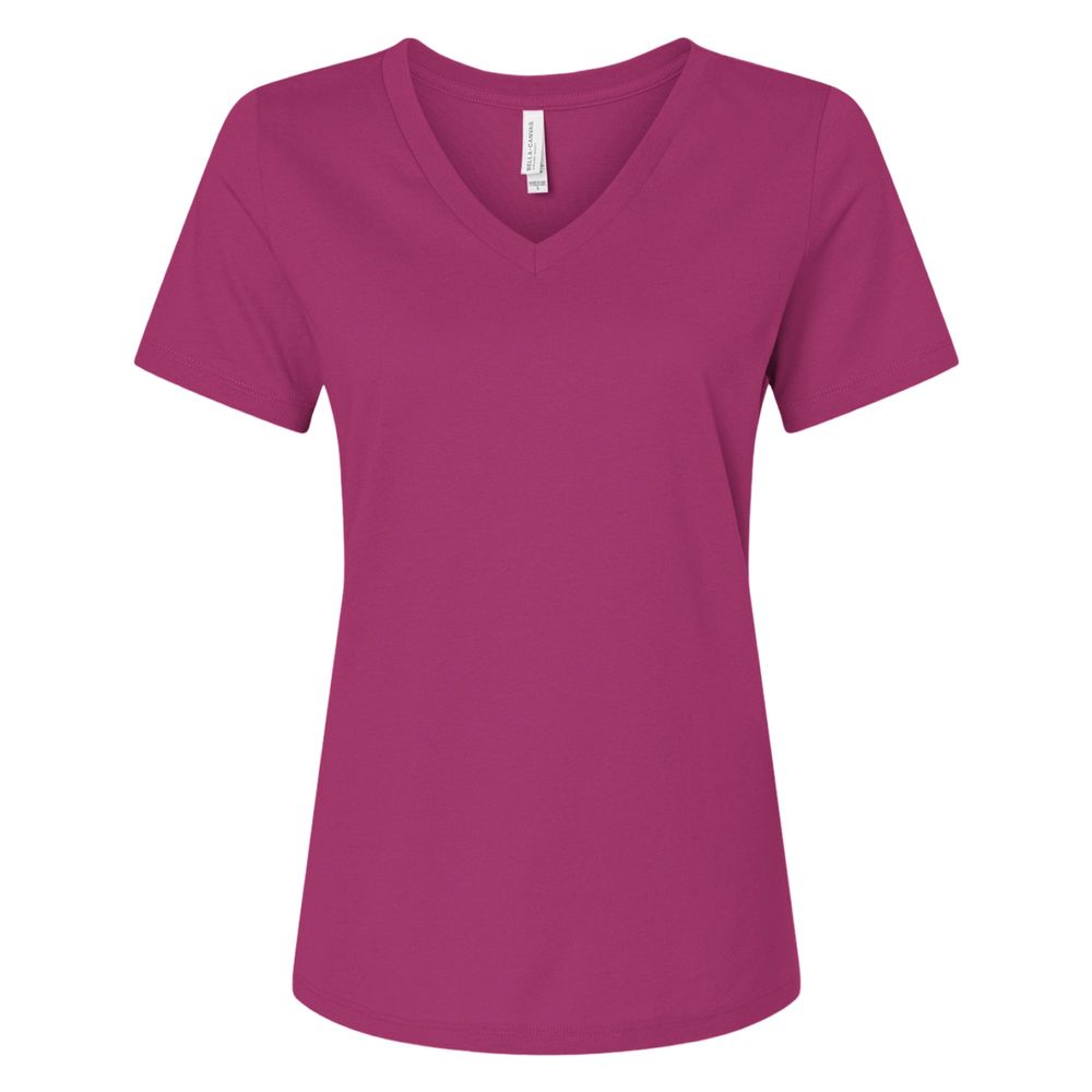 BELLA + CANVAS - Women’s Relaxed Jersey V-Neck Tee - 6405