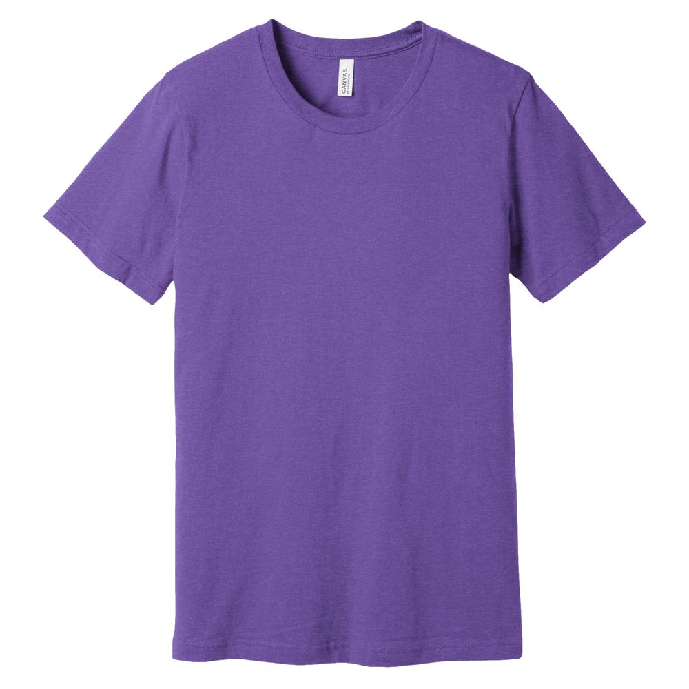 BELLA + CANVAS 3001 CVC - Heathered Jersey Tee — view 5